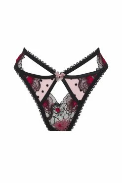 Zinnia Embroidered High-waist Thong 9 Zinnia Embroidered High-waist Thong -underwear Sales 2023 2022.08.09.ForLoveAndLemons16237 scaled