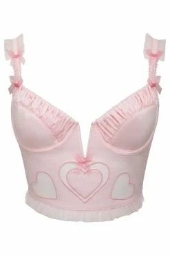 Heart Bustier -underwear Sales 2023 2022.08.30.ForLove Lemons16816