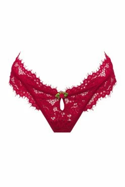 Rosa Lace Ruffle Thong Panty -underwear Sales 2023 2022.08.30.ForLove Lemons16881