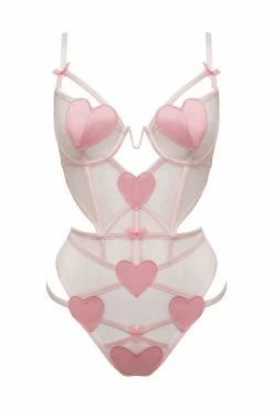 Heart Bodysuit -underwear Sales 2023 2022.08.30.ForLove Lemons16975
