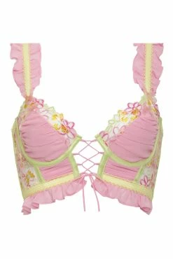 Sunset Butterfly Ruffle Bustier -underwear Sales 2023 2022.12.09.ForLove Lemons24826 scaled