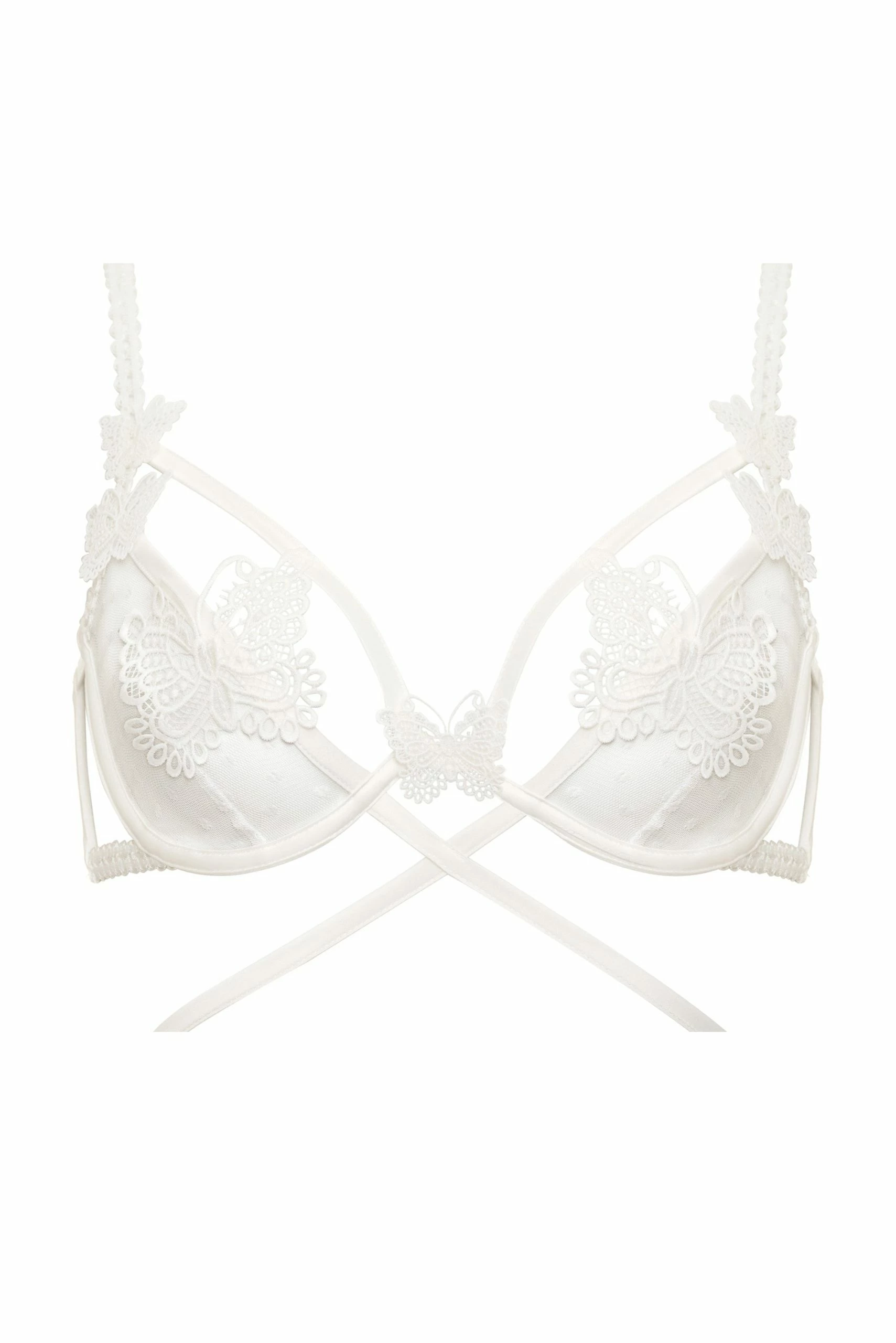Beaming Butterfly Applique Underwire Bra 5 Beaming Butterfly Applique Underwire Bra - Image 5