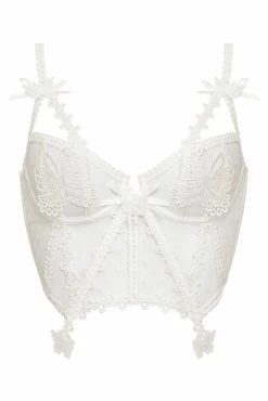Beaming Butterfly Applique Bustier -underwear Sales 2023 2022.12.09.ForLove Lemons24833 scaled