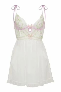 Waterlilies Slip Dress -underwear Sales 2023 2022.12.09.ForLove Lemons24903 scaled