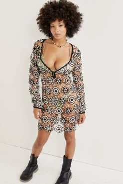 Kaya Long Sleeve Mini Dress