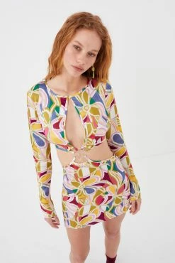 Thora Long Sleeve Mini Dress