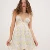 Glitter Garden Slip Dress