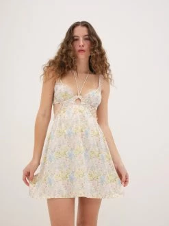 Glitter Garden Slip Dress