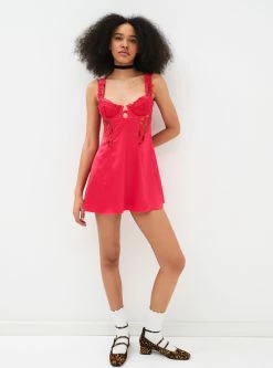 Romantic Roses Printed Slip