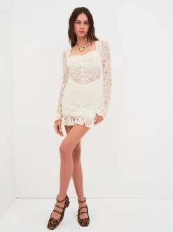 Cleo Mini Dress -underwear Sales 2023 230411 BC FLL RESHOOT CD2994 SP23 IVORY 0003