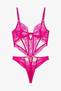 Butterfly Lace Teddy 11 Butterfly Lace Teddy -underwear Sales 2023 SKBOD1179 SU23 PINK 1 scaled