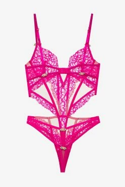 Butterfly Lace Teddy 13 Butterfly Lace Teddy -underwear Sales 2023 SKBOD1179 SU23 PINK 3 scaled