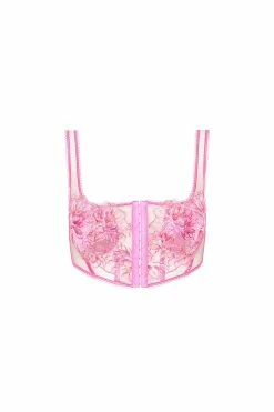 Hibiscus Embroidery Bustier 11 Hibiscus Embroidery Bustier -underwear Sales 2023 SKSP1606 SU22 HIBISCUS 0046