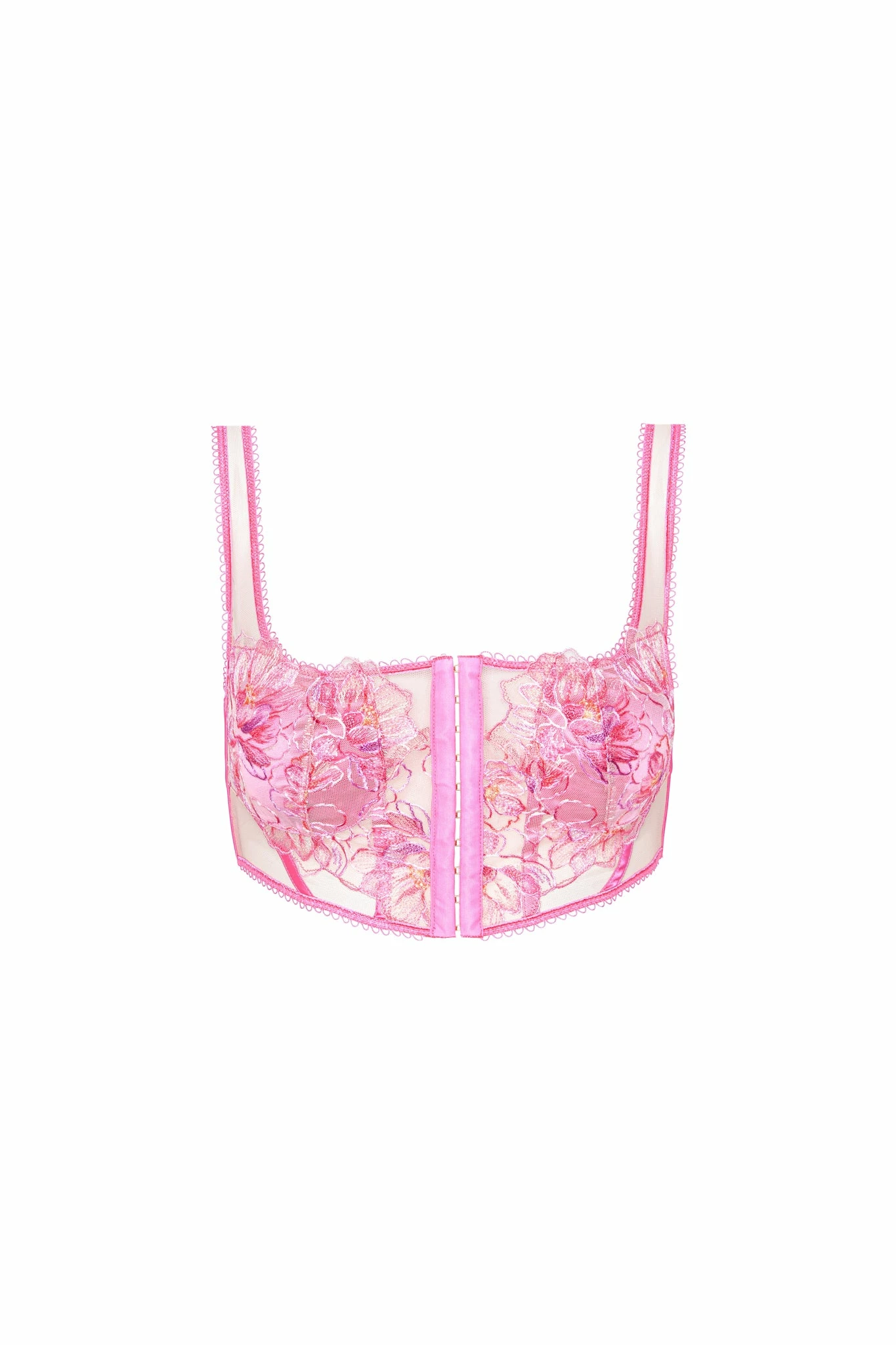 Hibiscus Embroidery Bustier 6 Hibiscus Embroidery Bustier - Image 6