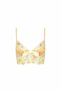 Waterlily Embroidery Bustier -underwear Sales 2023 SKSP1622 SU22 ORANGE 0041 1693b952 0c84 4c18 93de 9938c4efc7e9