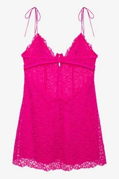 Creamsicle Lace Slip Dress -underwear Sales 2023 SKSP1696 SU23 PINK 2 scaled